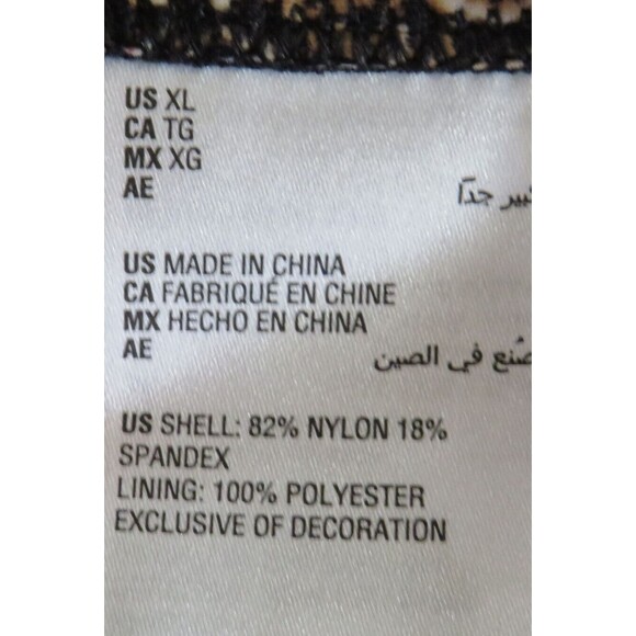 Bar III Cheetah Print High Rise Cut Out Detail Bikini Swim Bottoms Size XL - Picture 5 of 8